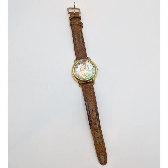 RARE VTG Disney Lorus Winnie the Pooh Musical Quartz Watch V621 *AS IS-Untested main image 5